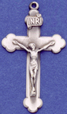 C189 sterling large crucifix