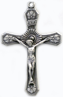C395 large crucifix necklace