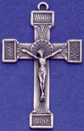 C404 large crucifix neck;ace