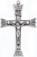 C405 large crucifix pendant