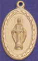C108 gold miraculous medal