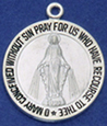 C118 round miraculous medal