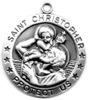 C580 Saint Christopher medal