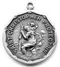 C715 saint christopher medal