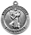 C811 saint christopher medal