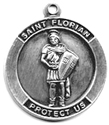 C854 saint florian medal