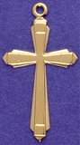 C329 medium gold cross