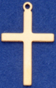 C89 medium gold cross