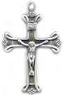 C913 fancy silver crucifix