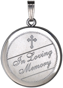 CR103 Cross Loving Memory Cremation Container pendant