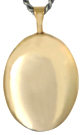 gold 20mm oval locket