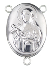 L7042 saint therese locket rosary center