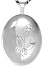 Butterfly with diamond oval locket