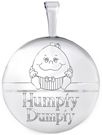 L536 humpty dumpty small round locket