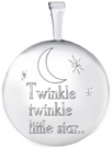 L537 Twinkle twinkle small round locket