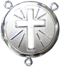 C1106 Cross Rosary Center locket