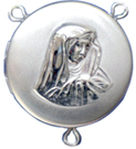 C1109 our lady of sorrows rosary locket center