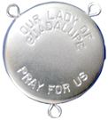 Our Lady of Guadalupe rosary locket center