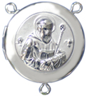 C1140 saint benedict rosary locket center