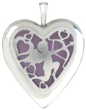 L5217 cupid heart locket