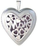 L5222 Mom overlay heart locket