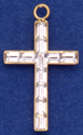 C425 Channel cross with stones