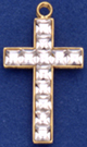 C427 channel cross with stones
