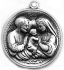 C886 Holy Family medal 3 sizes