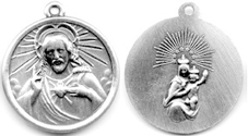C578 sacred heart of jesus medal