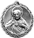C637 sacred heart of jesus medal