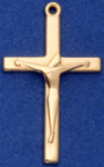C193 gold crucifix pendant