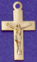 C232 small gold crucifix