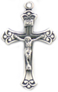 C974 fancy sterling silver crucifix