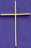 C205 gold wire crucifix