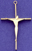 C218 sterling wire form crucifix